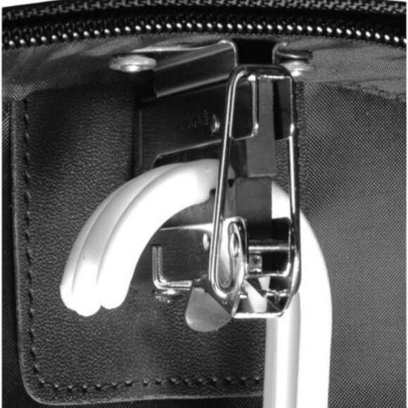 WallyBags Tri-Fold Garment Bag Shoulder Strap Multiple Accessory Pockets Black - Picture 7 of 16